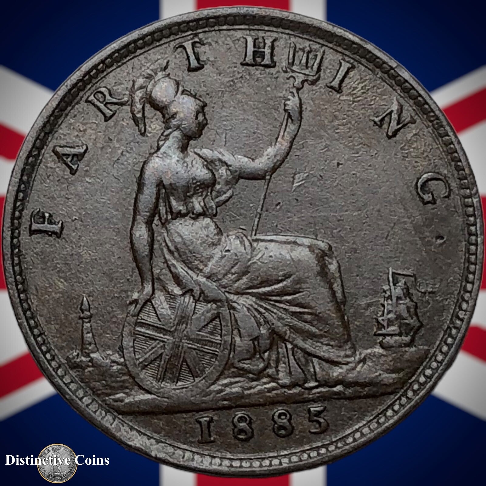 Great Britain 1885 Farthing 1/4d GB4148