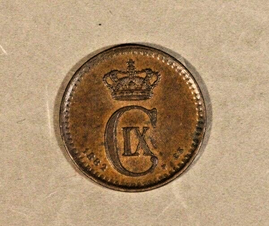 1882 CS Denmark Ore Super Nicely Detailed  