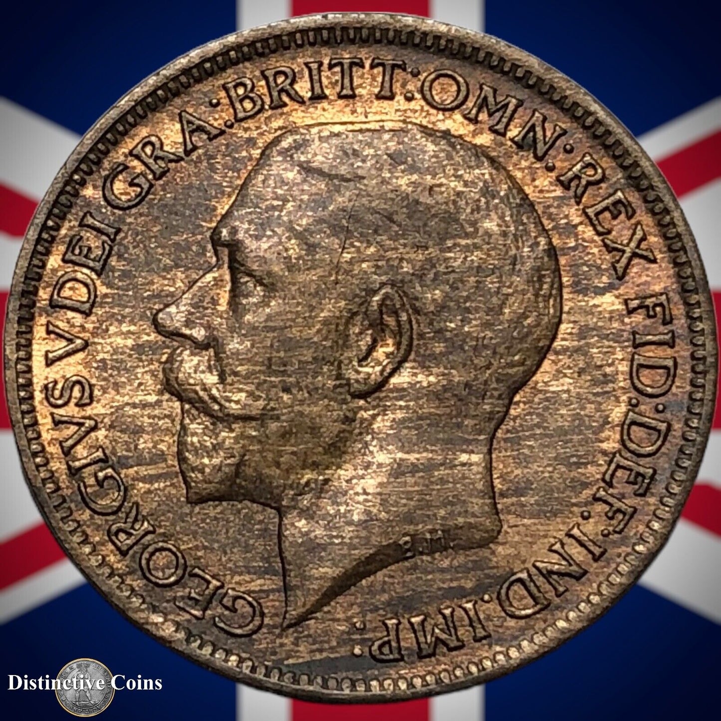 Great Britain 1919 Farthing 1/4d GB4720