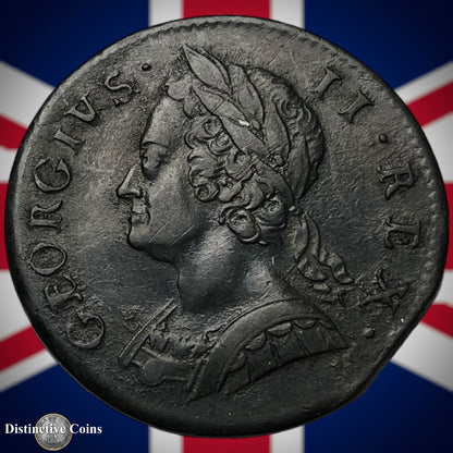 Great Britain 1746 Half Penny 1/2d GB5089