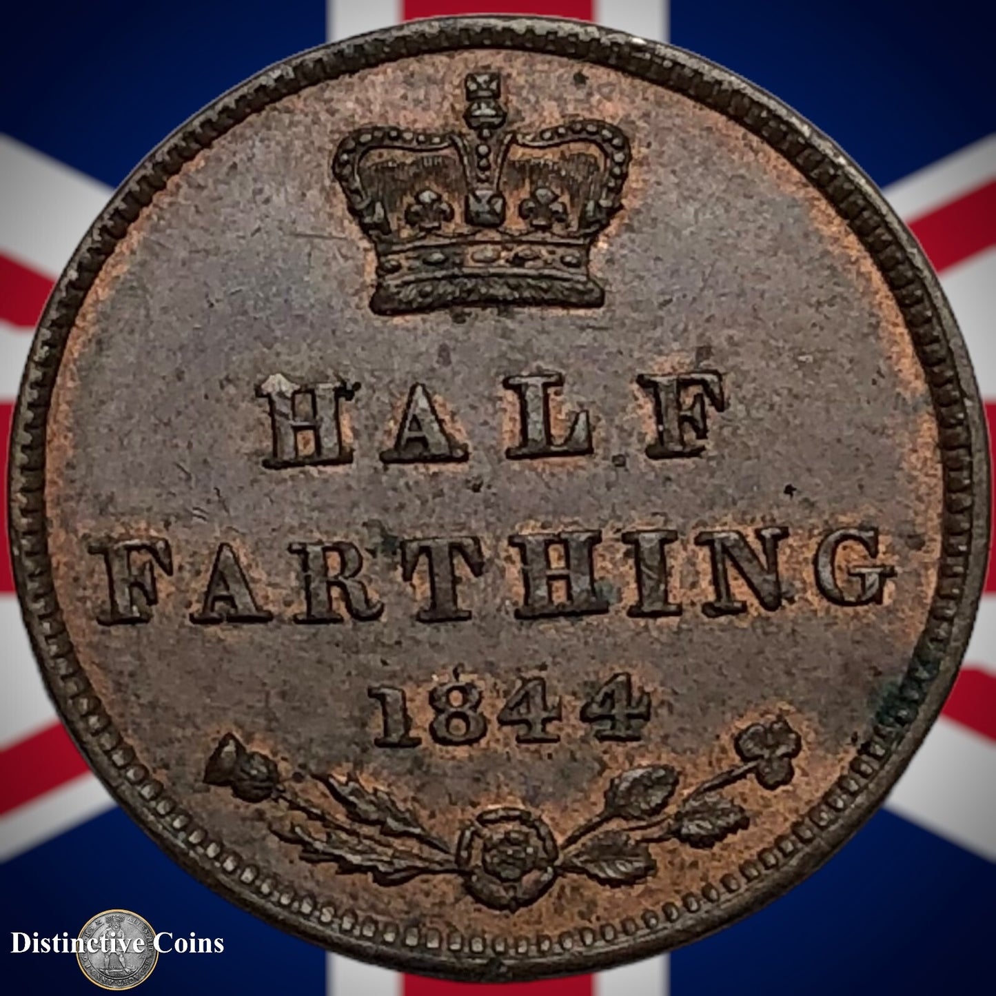 Great Britain 1844 Half Farthing 1/2 Penny GB3100