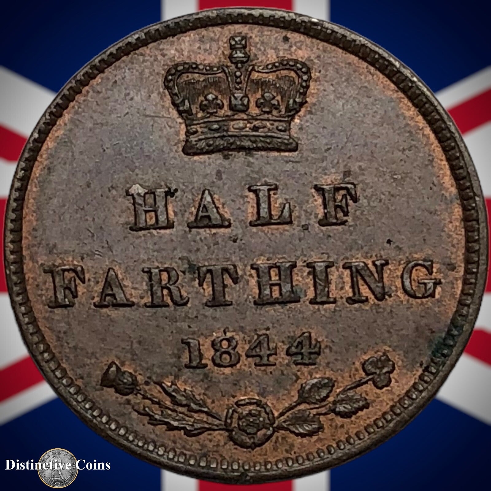 Great Britain 1844 Half Farthing 1/2 Penny GB3100