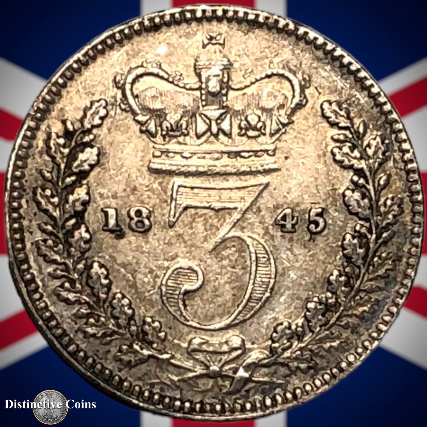 Great Britain 1845 Three Pence GB1820