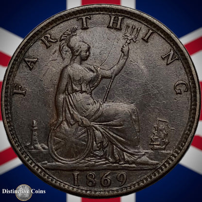 Great Britain 1869 Farthing 1/4d GB3646