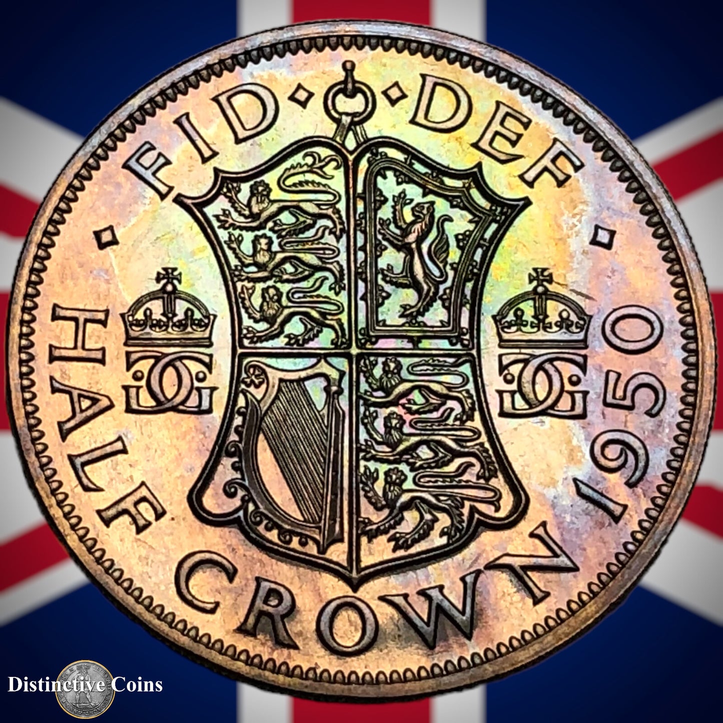 Great Britain 1950 Proof Half Crown GB1357