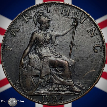 Great Britain 1904 Farthing 1/4d GB4550