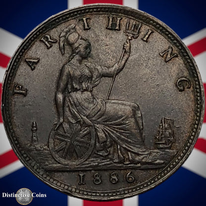 Great Britain 1886 Farthing 1/4d GB4218