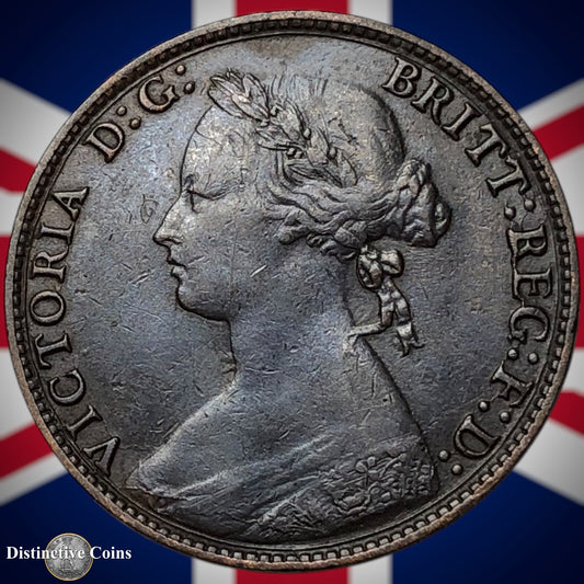 Great Britain 1874 H Half Penny 1/2d GB5512