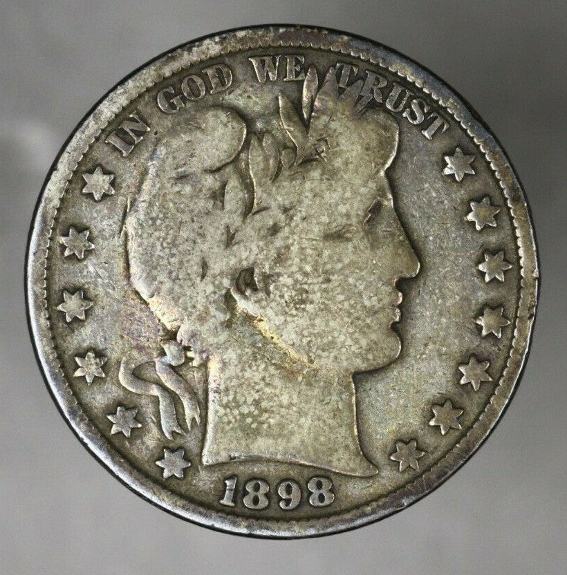 US 1898 Barber Half Dollar  A3083