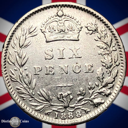 Great Britain 1888 Six Pence GB2704