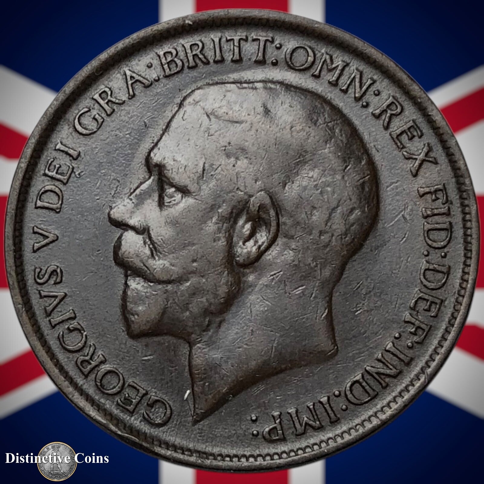 Great Britain 1912 H Penny 1d GB6791