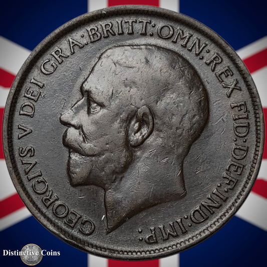 Great Britain 1912 H Penny 1d GB6791