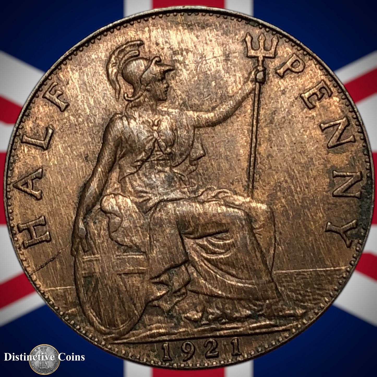 Great Britain 1921 Half Penny 1/2d GB5891