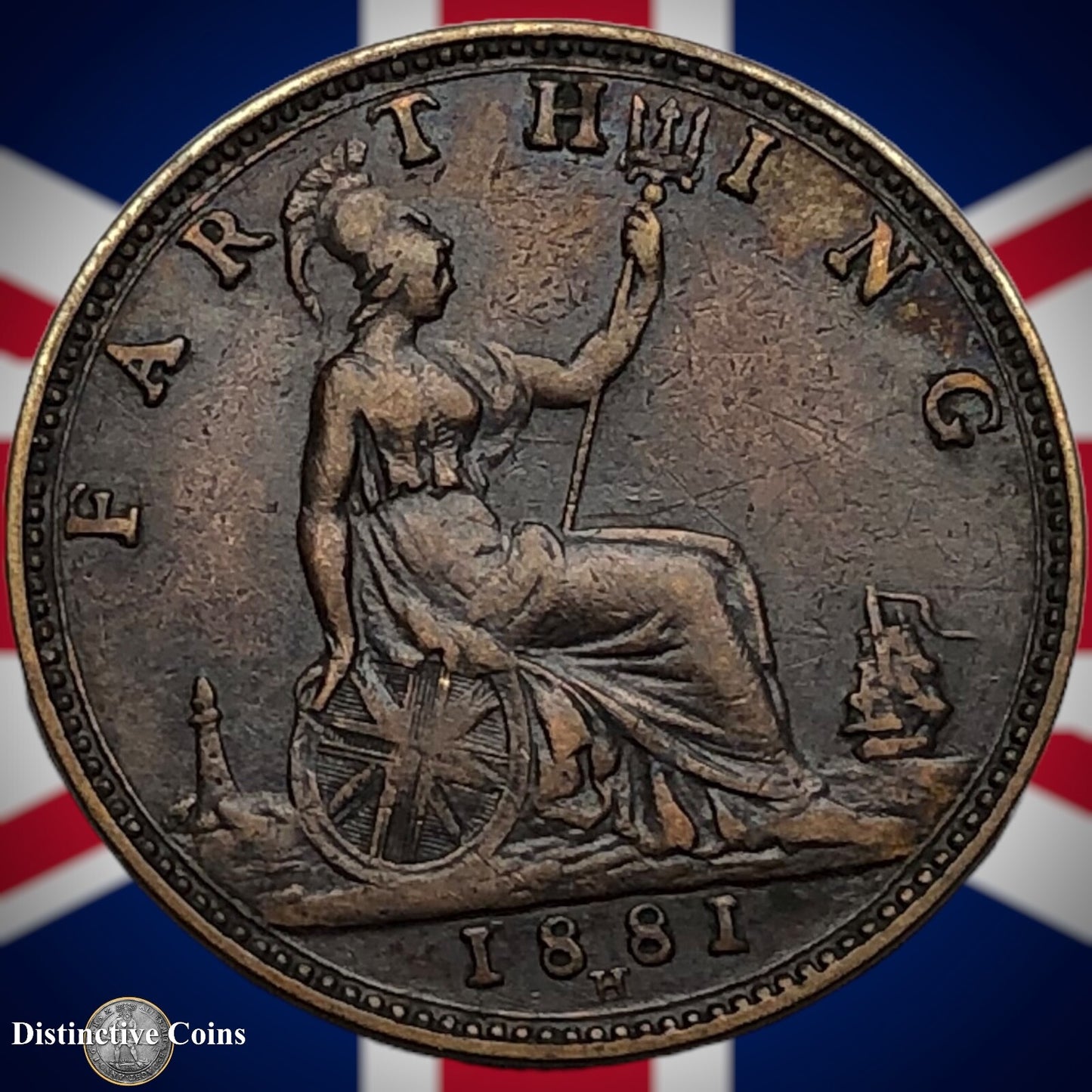 Great Britain 1881 H Farthing 1/4d GB3913