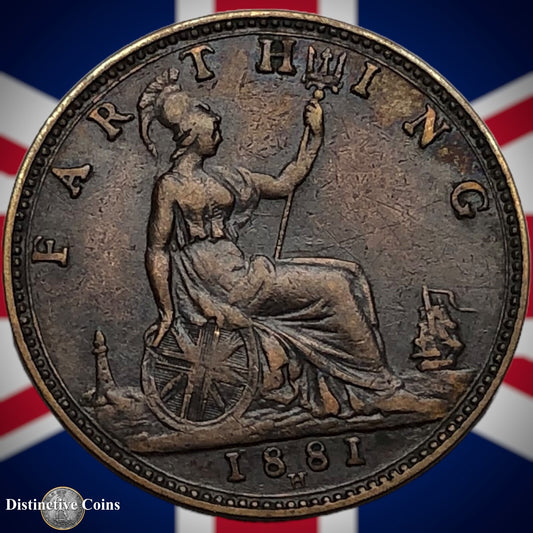 Great Britain 1881 H Farthing 1/4d GB3913