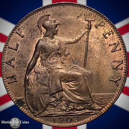 Great Britain 1903 Half Penny 1/2d GB5797