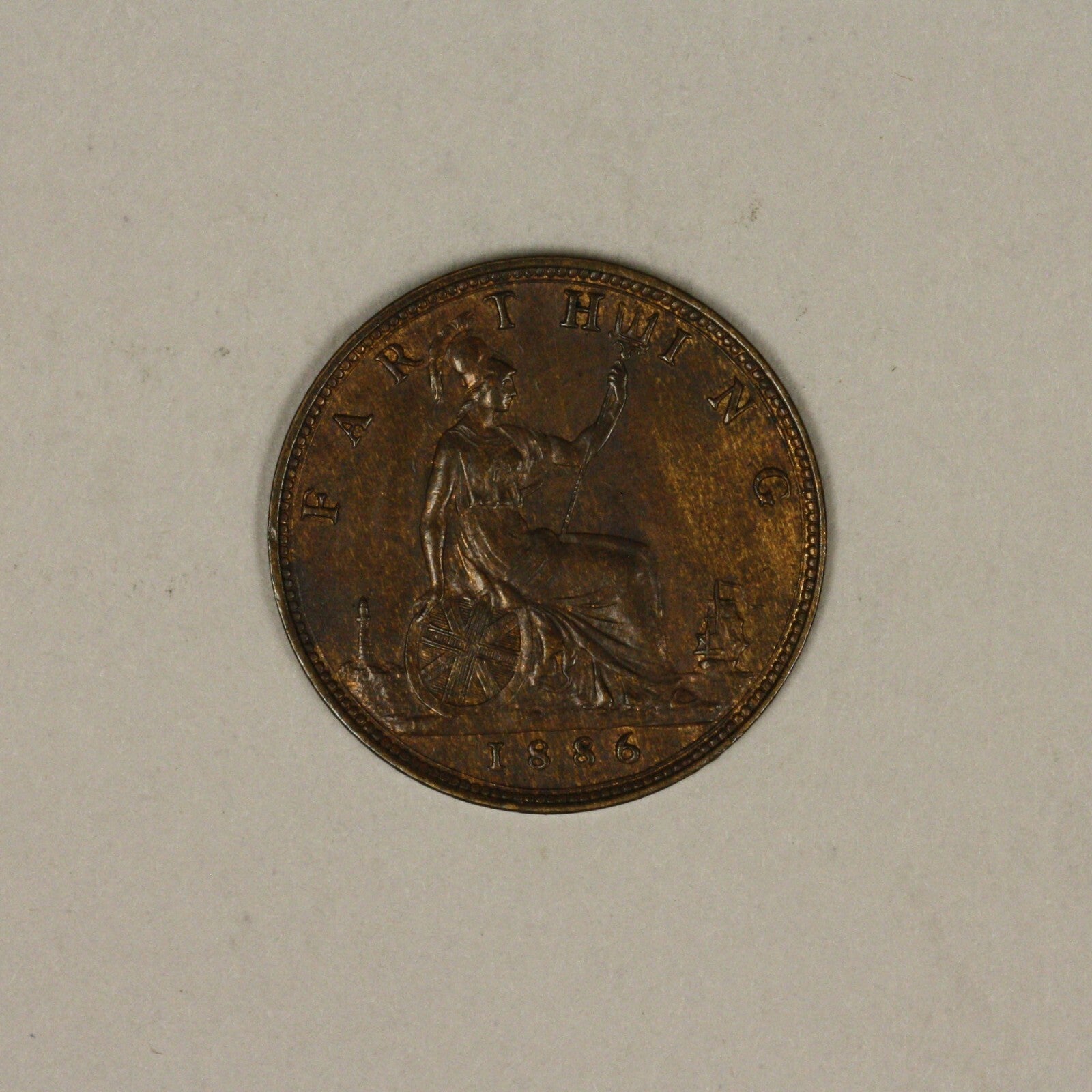 Great Britain 1886 Farthing  