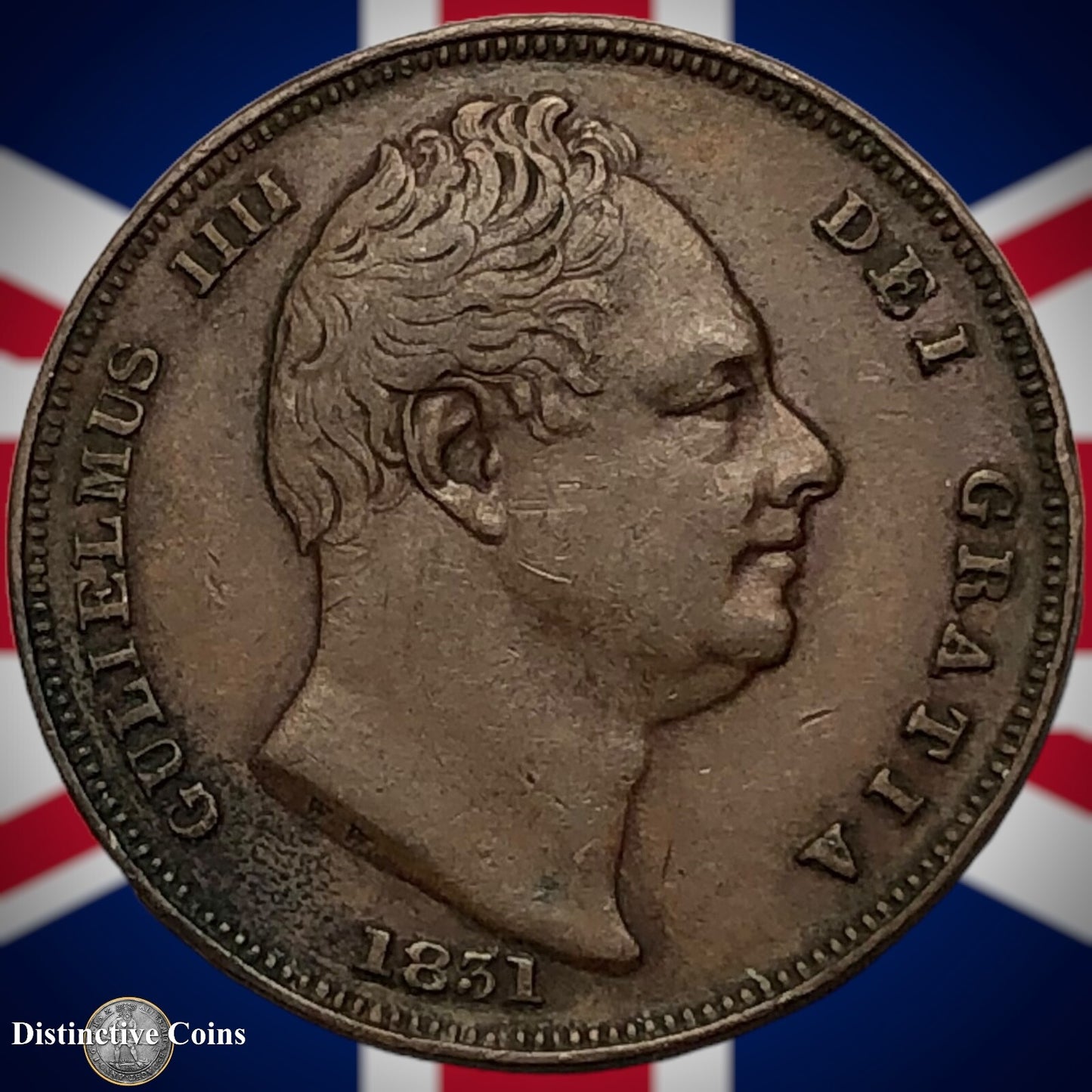Great Britain 1831 Farthing 1/4d GB3347