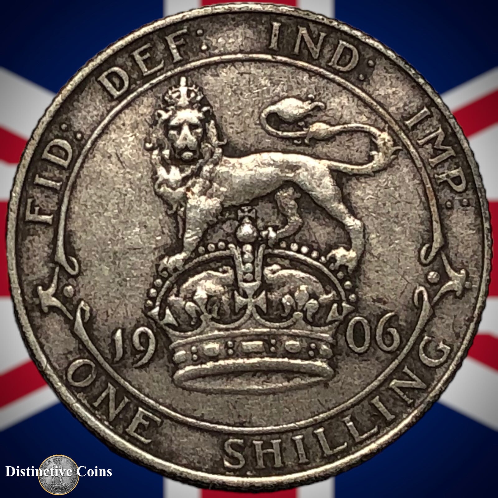 Great Britain 1906 British One Shilling GB0804