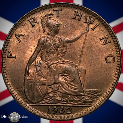 Great Britain 1932 Farthing 1/4d GB4925