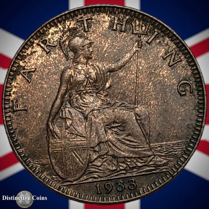 Great Britain 1933 Farthing 1/4d GB4939