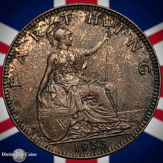 Great Britain 1933 Farthing 1/4d GB4939