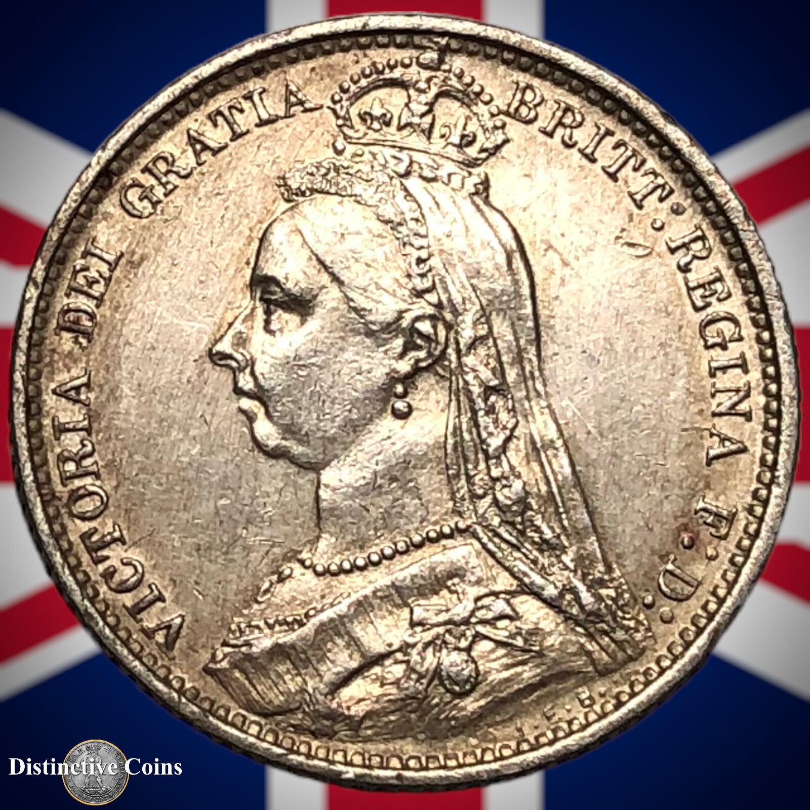 Great Britain 1887 Six Pence GB2697