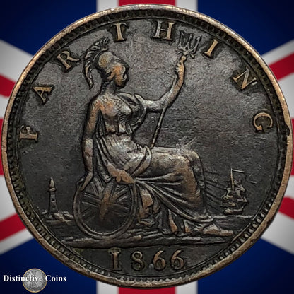 Great Britain 1866 Farthing 1/4d GB3586
