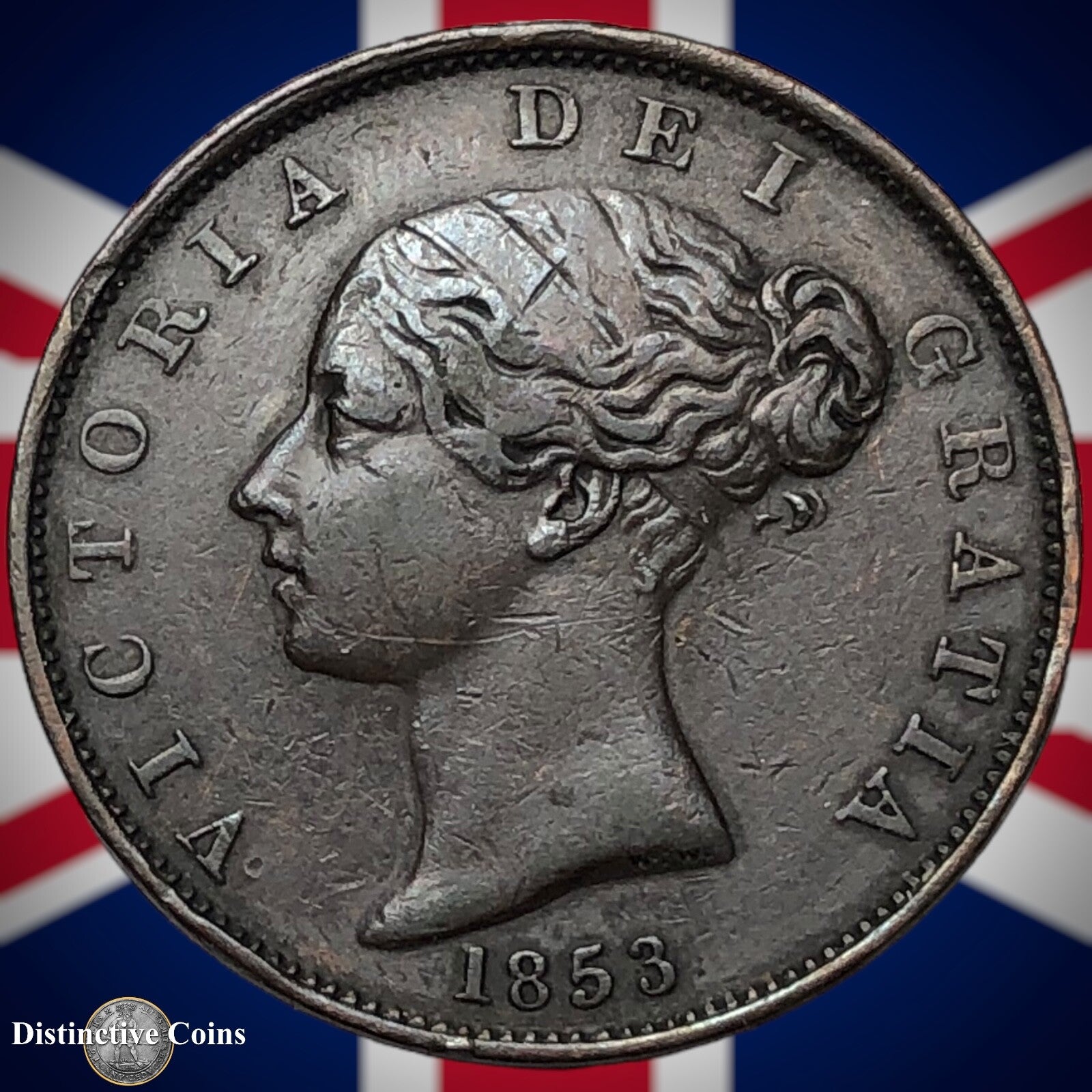 Great Britain 1853 Half Penny 1/2d GB5250