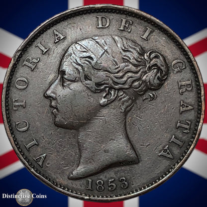 Great Britain 1853 Half Penny 1/2d GB5250