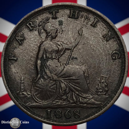 Great Britain 1868 Farthing 1/4d GB3617