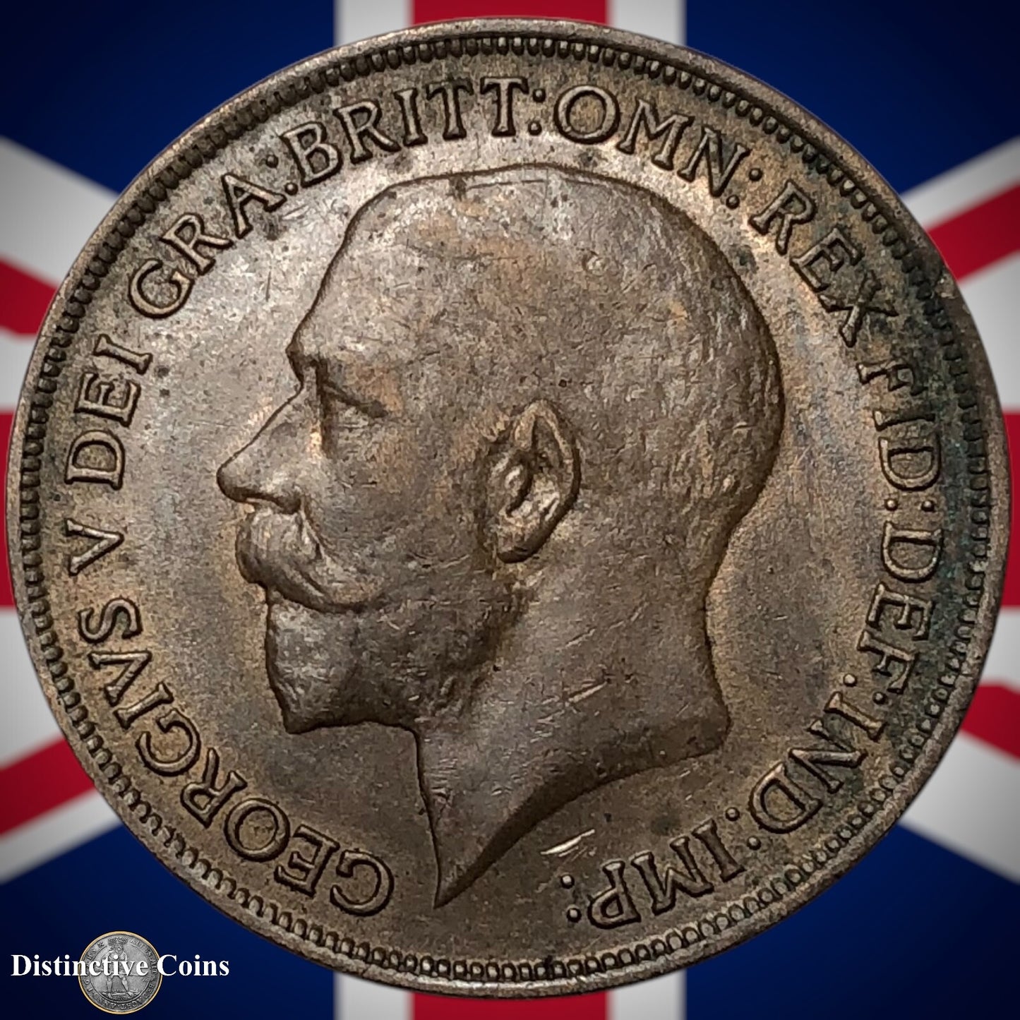 Great Britain 1917 Penny 1d GB6856