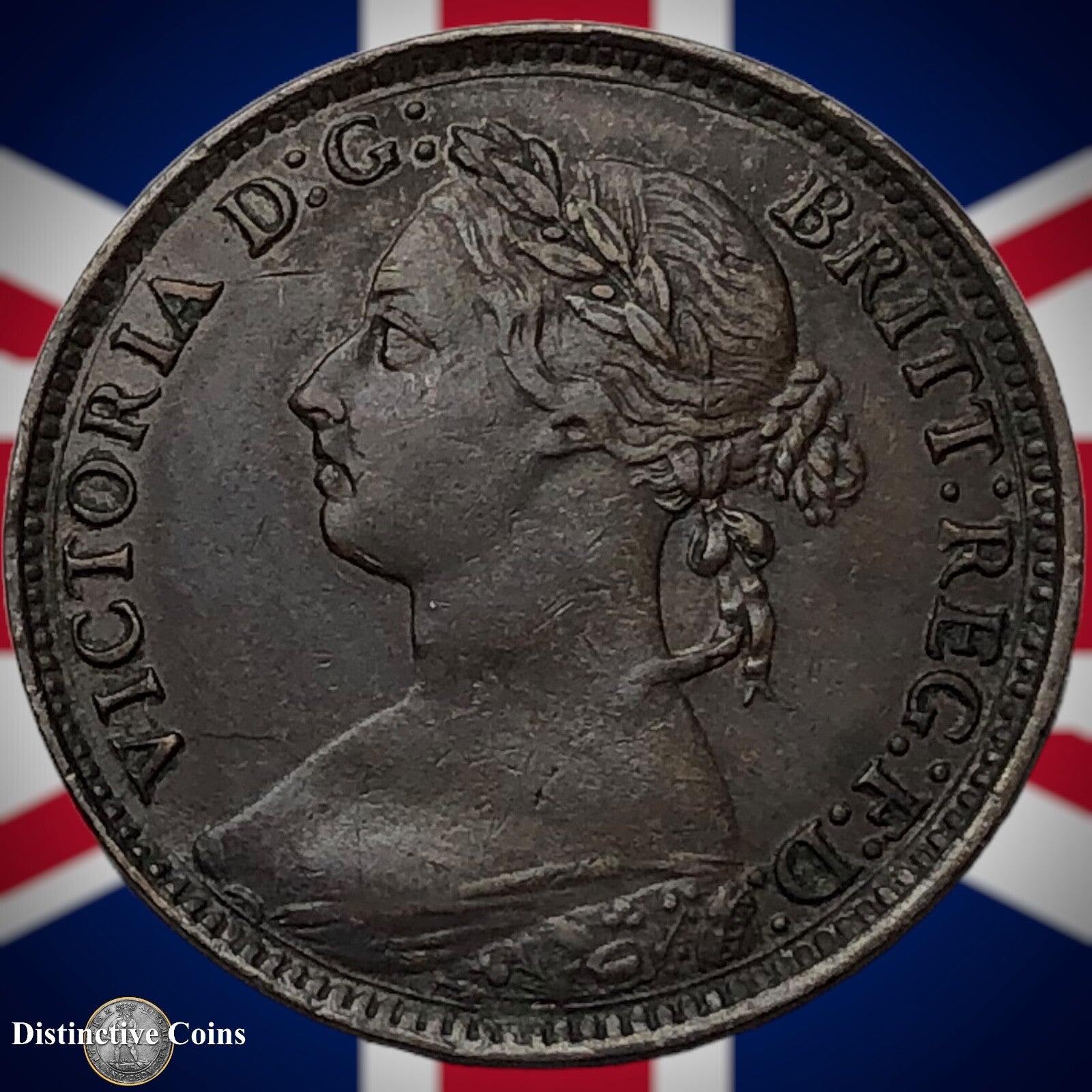 Great Britain 1893 Farthing 1/4d GB4354