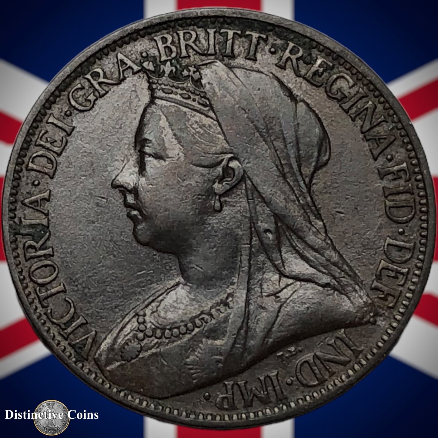 Great Britain 1897 Farthing 1/4d GB4446