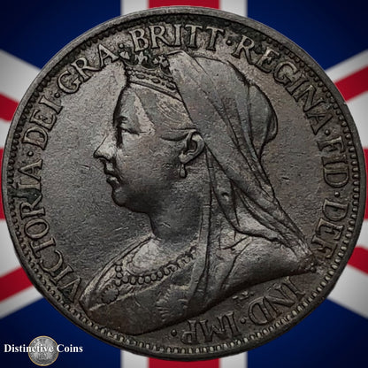 Great Britain 1897 Farthing 1/4d GB4446