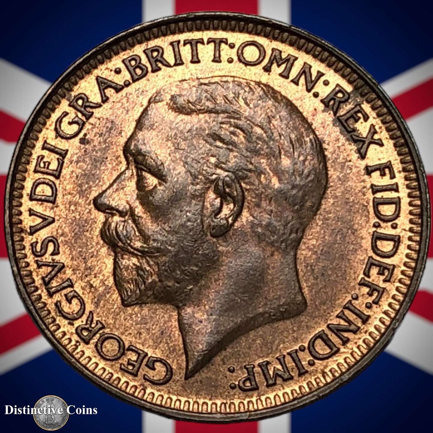 Great Britain 1927 Farthing 1/4d GB4855