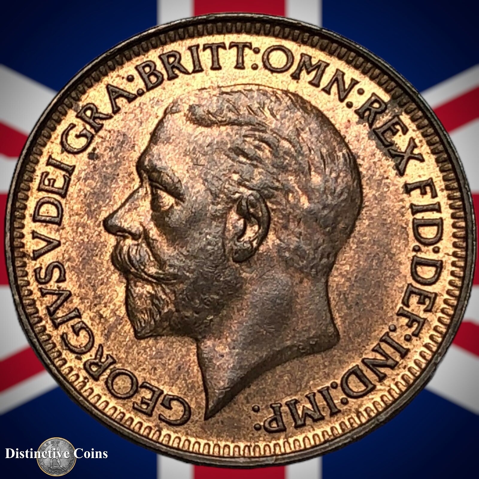 Great Britain 1927 Farthing 1/4d GB4855