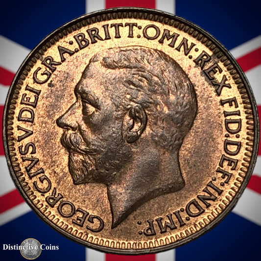 Great Britain 1927 Farthing 1/4d GB4855