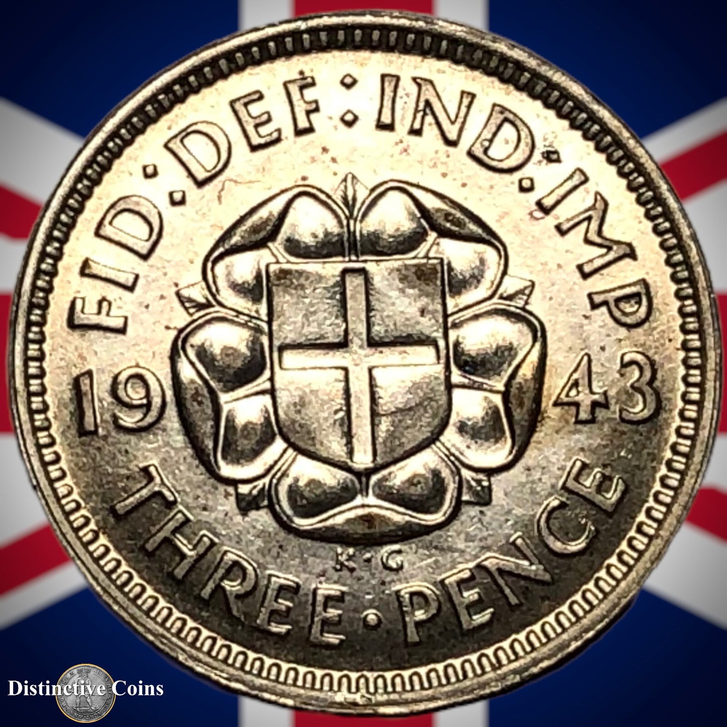 Great Britain 1943 Three Pence GB2358