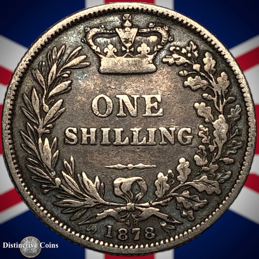 Great Britain 1878 British One Shilling GB0380