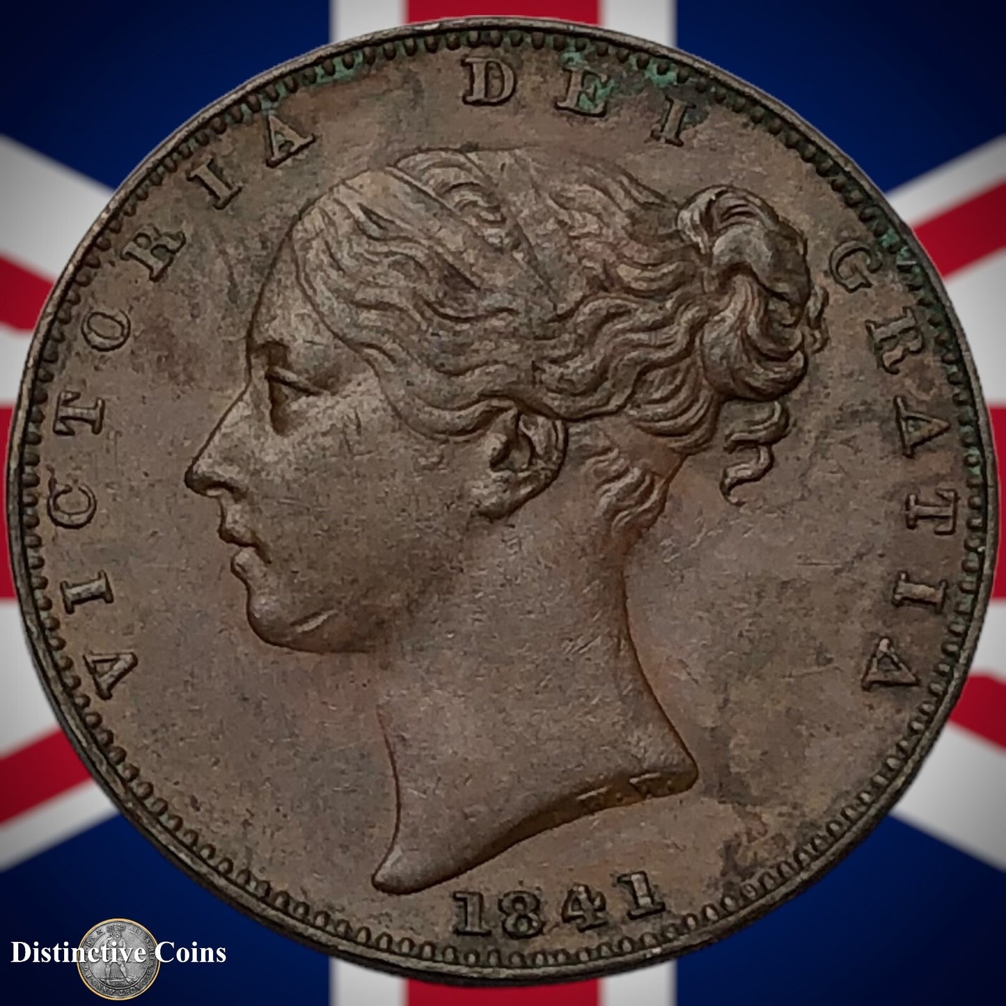 Great Britain 1841 Farthing 1/4d GB3405