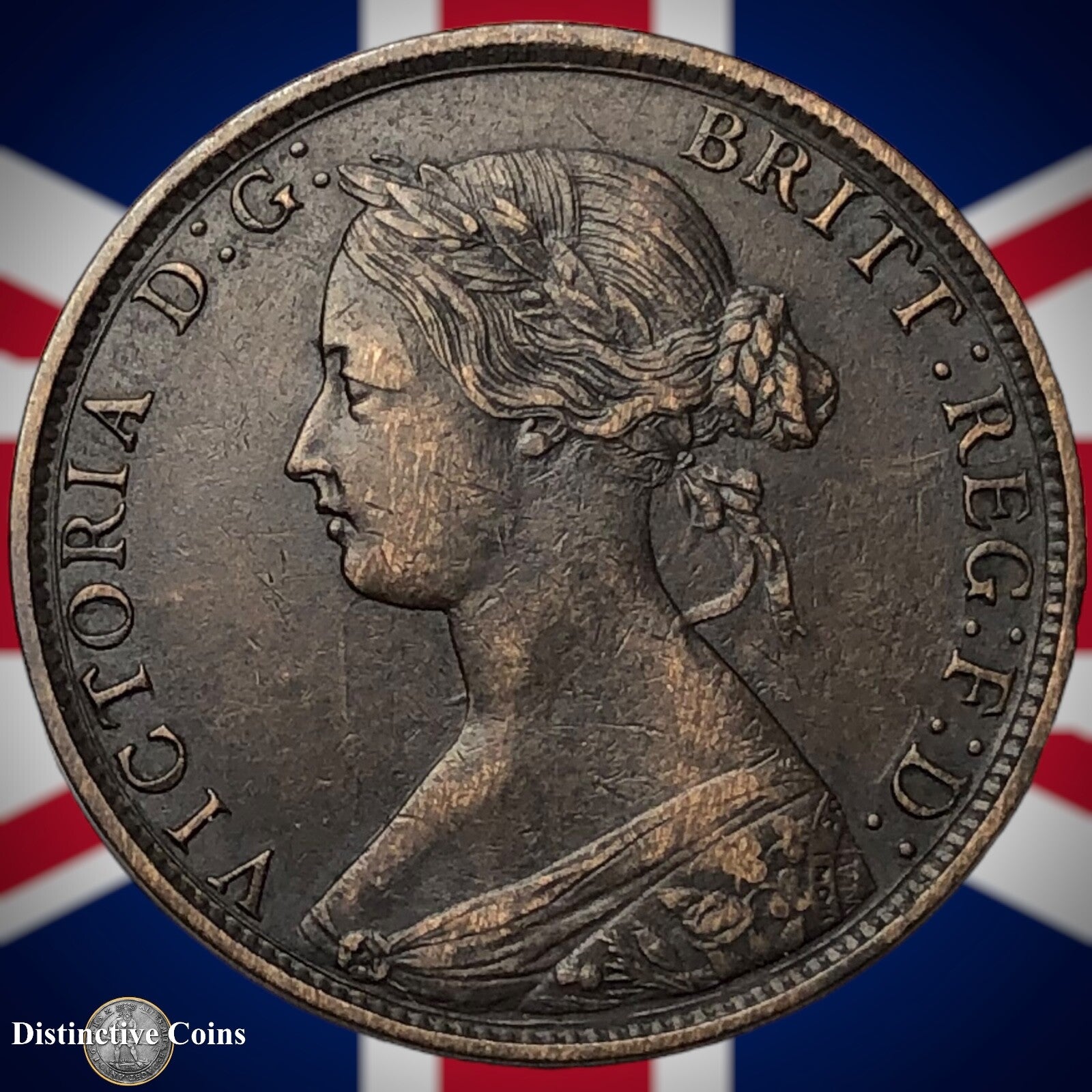 Great Britain 1861 Half Penny 1/2d GB5371