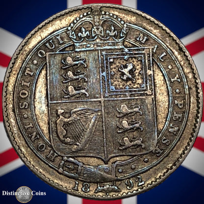 Great Britain 1892 British One Shilling GB0603