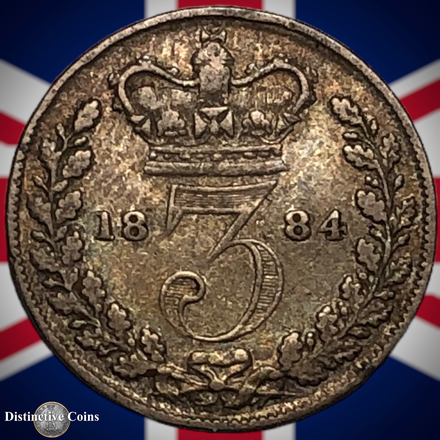 Great Britain 1884 Three Pence GB1930