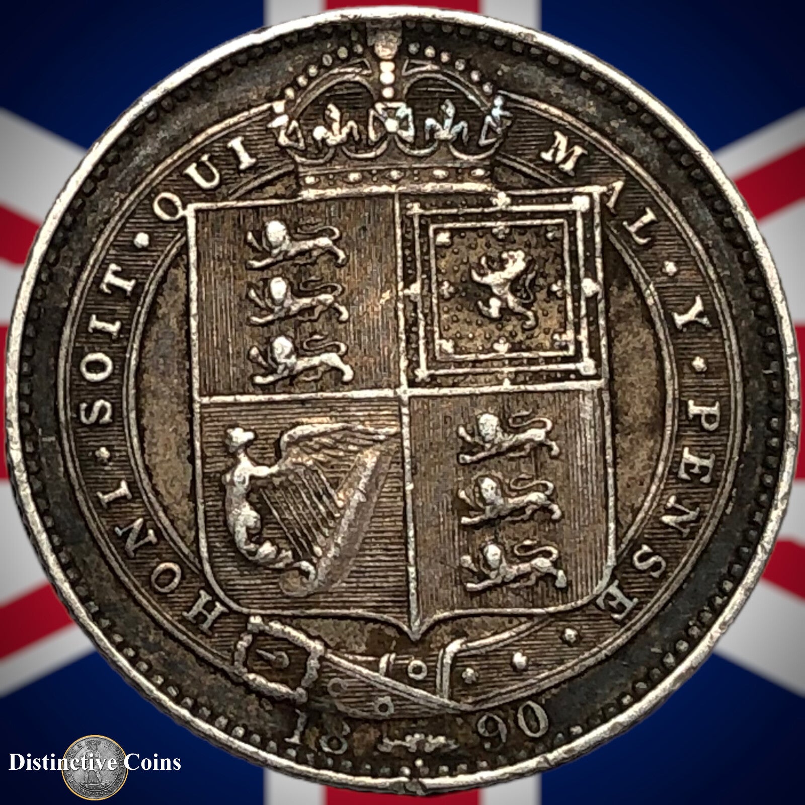 Great Britain 1890 British One Shilling GB0562