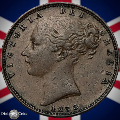 Great Britain 1853 Farthing 1/4d GB3462