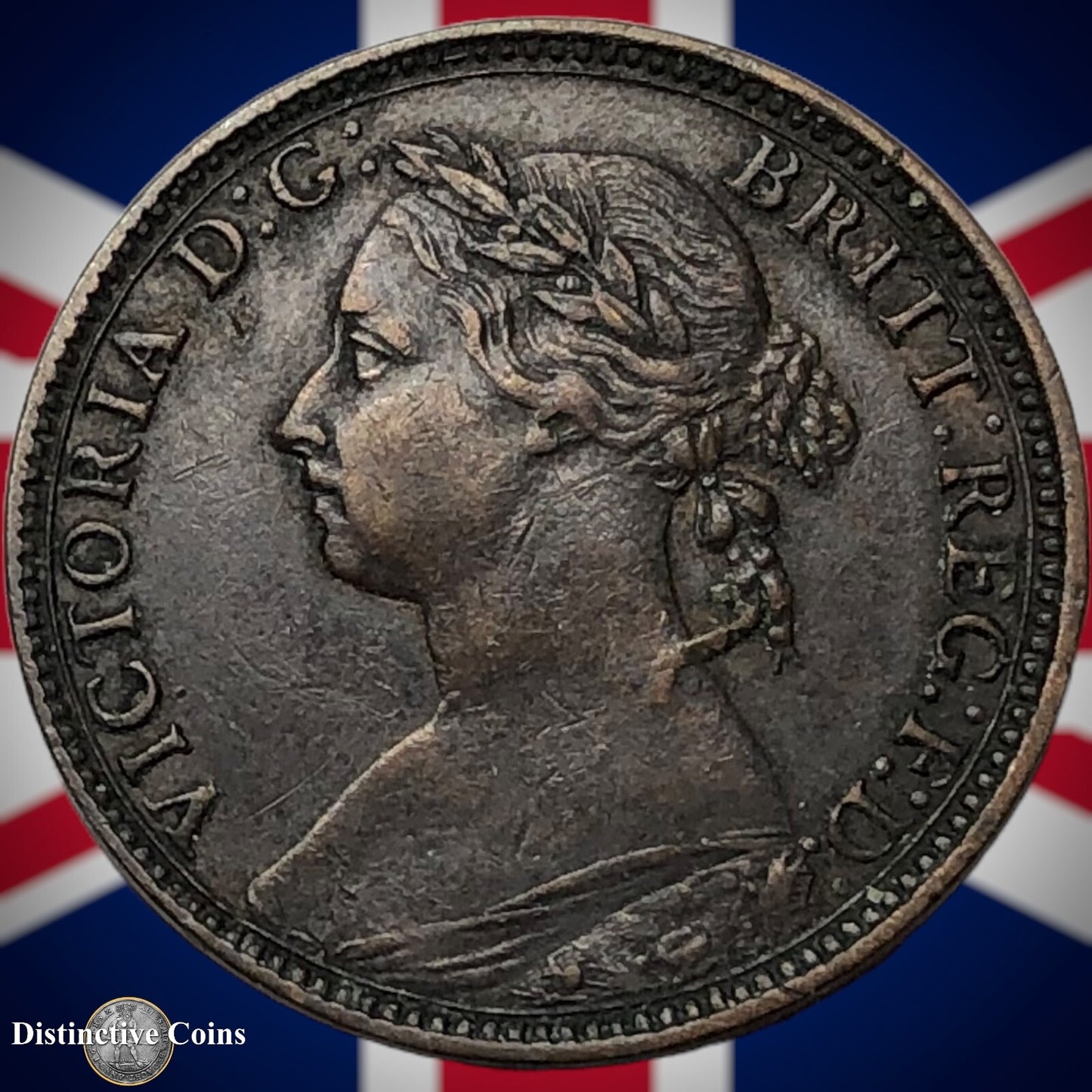 Great Britain 1891 Farthing 1/4d GB4296