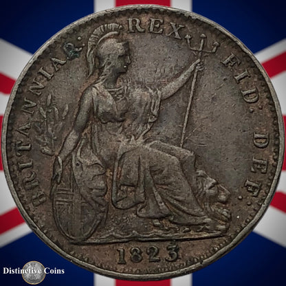 Great Britain 1823 Farthing 1/4d GB3273