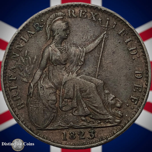 Great Britain 1823 Farthing 1/4d GB3273