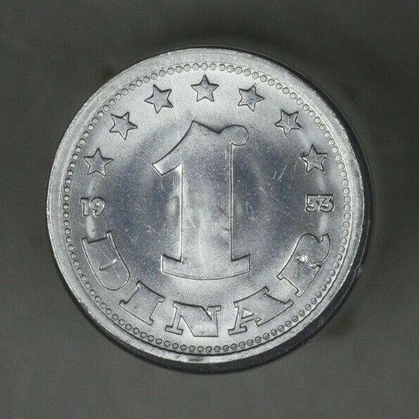 Yugoslavia 1953-55 6 Coin Set K 29 35 BU   B191